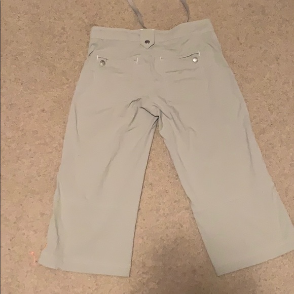 Greenish-Khaki Lucy Capris - Picture 2 of 5